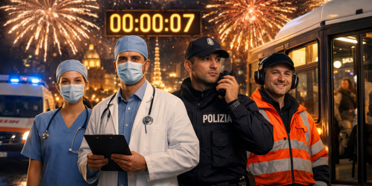 Il Capodanno di chi lavora: le storie di chi è in servizio durante la notte di San Silvestro