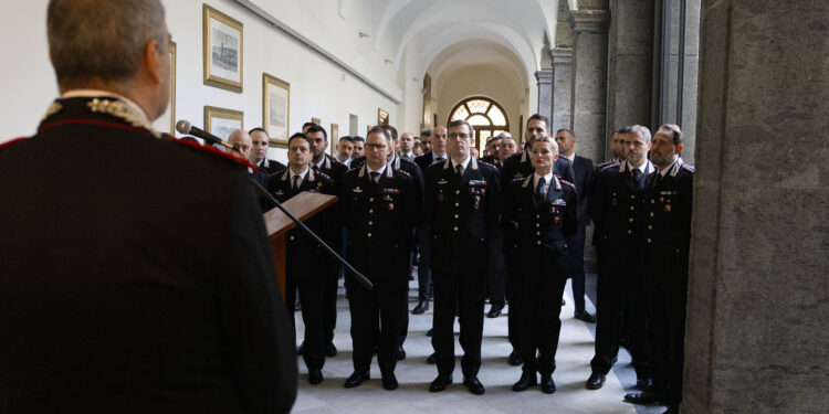 Encomi e riconoscimenti: il Comandante della Legione Campania in visita al Comando Provinciale di Napoli
