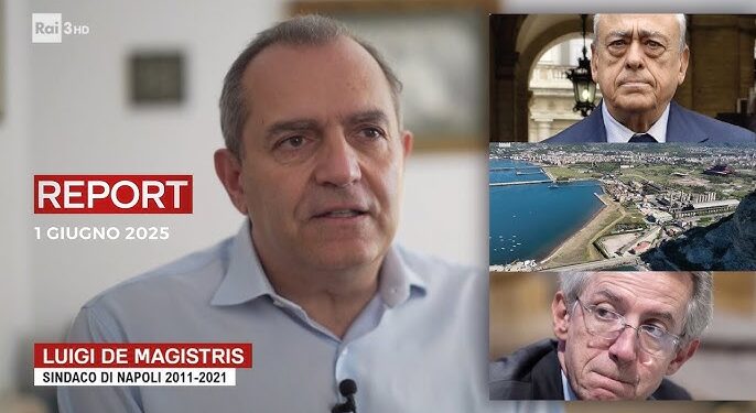Bagnoli sotto i riflettori di Report: critiche a Manfredi e polemiche sul ruolo di Caltagirone nella riqualificazione