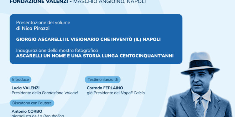 Al Maschio Angioino la presentazione di “Giorgio Ascarelli, il visionario che inventò (il) Napoli”