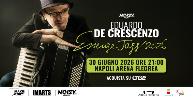Eduardo De Crescenzo torna all’Arena Flegrea di Napoli con “Essenze Jazz” il 30 giugno