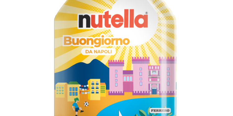 “Nutella buongiorno” dedica un vasetto a Napoli: la città tra le protagoniste della Limited Edition