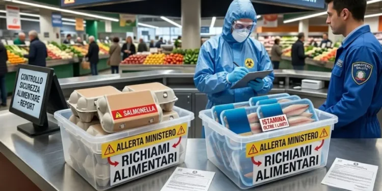 Richiami alimentari, allerta del Ministero della Salute: sardine, uova, salame e tisane a rischio