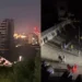 Scampia, crollo parziale della Vela Rossa nella notte: cede il vano ascensori in demolizione, nessun ferito
