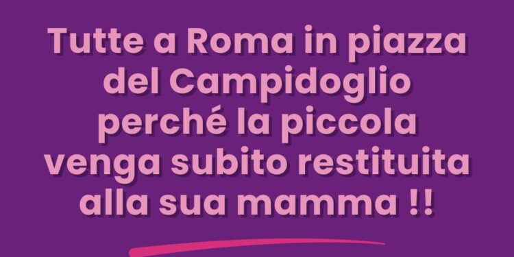 “Restituite la bambina alla madre”: presidio in Campidoglio dopo il caso della piccola di Monteverde