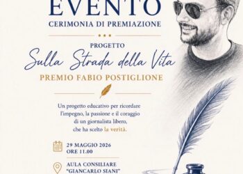 Brusciano, il 29 maggio la cerimonia conclusiva del progetto “Sulla Strada della Vita – Premio Fabio Postiglione” 