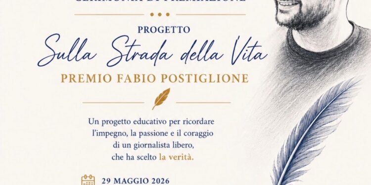 Brusciano, il 29 maggio la cerimonia conclusiva del progetto “Sulla Strada della Vita – Premio Fabio Postiglione”