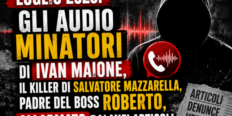 AUDIO- Le minacce di Ivan Maione alla “giornalista” e il timore di subire un agguato dai Mazzarella