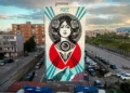 A Ponticelli il murale “Third Eye Open Peace” di OBEY: un messaggio contro la guerra