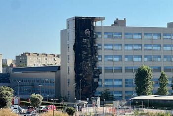 Incendio all’Ospedale del Mare: chiusa temporaneamente l’Unità di Chirurgia