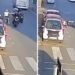 Pompei, anziano ciclista spinto a terra da giovani in scooter: identificati sei ragazzi