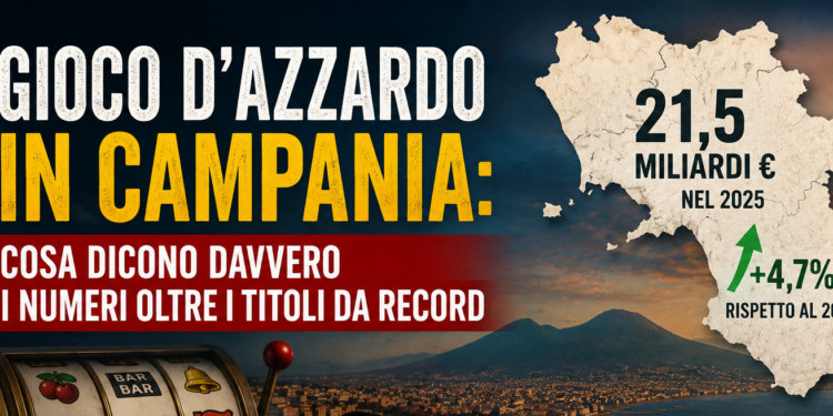 Gioco d’azzardo in Campania: cosa dicono davvero i numeri oltre i titoli da record