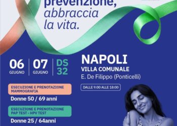 Prevenzione in piazza a Ponticelli: il 6 e 7 giugno tornano gli screening gratuiti della ASL Napoli 1 Centro