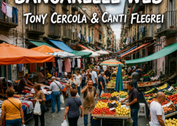 “Bancarelle Web”: Tony Cercola incontra Canti Flegrei nel nuovo brano tra mercati napoletani, social e ritmo digitale
