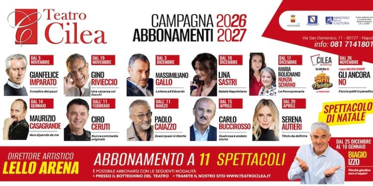 Teatro Cilea: presentata la stagione 2026/2027