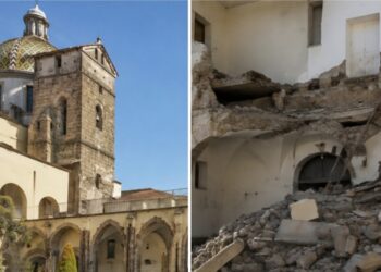 Crollo nel chiostro di San Francesco ad Aversa, gli architetti: «Servono controlli costanti sul patrimonio edilizio»