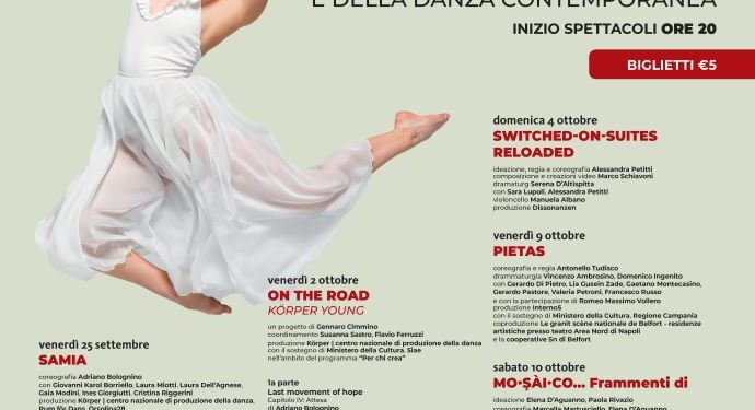 TrianonDanza, dieci appuntamenti con la danza contemporanea sul palco del Trianon Viviani