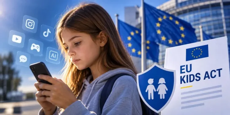 Social, l’Ue approva l’EU KIDS Act: quattro pilastri per proteggere i minori online