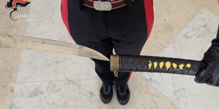 VIDEO-Terzigno, a scuola con un coltello da 18 centimetri nello zaino: denunciato 14enne