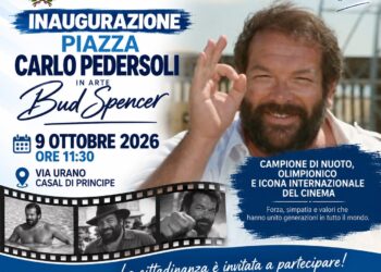 Casal di Principe dedica una piazza a Bud Spencer: «Quelli buoni vincono sempre»
