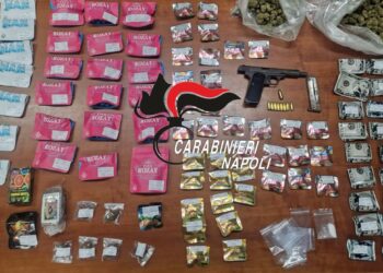 Acerra, droga nel packaging americano e una pistola: arrestato 22enne