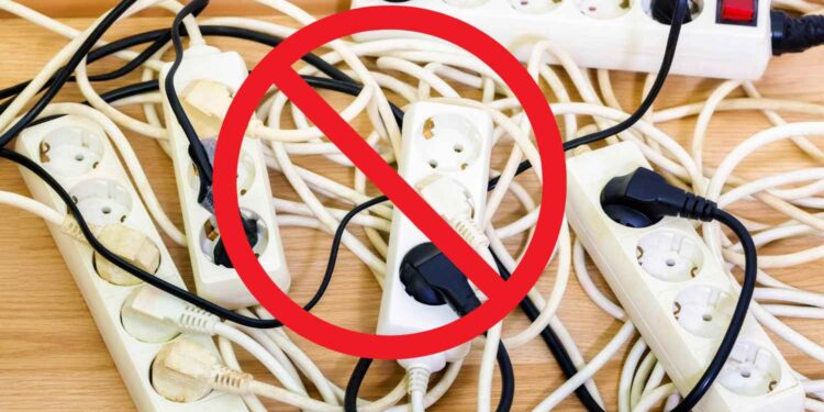 Elettrodomestici da non collegare a una prolunga: quali sono e come evitare pericoli